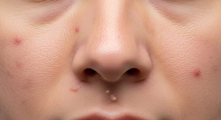 جوش صورت بعد از عمل بینی